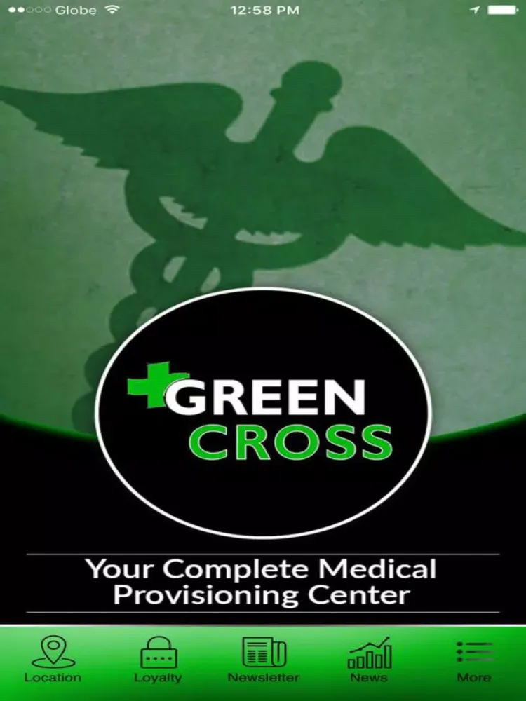 Ảnh chụp màn hình của Green Cross iPad 