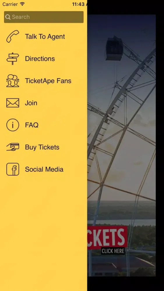 Capturas de pantalla de TicketApe
