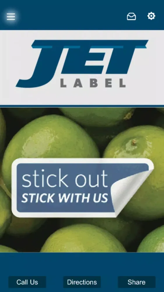 Tangkapan skrin Jet Label
