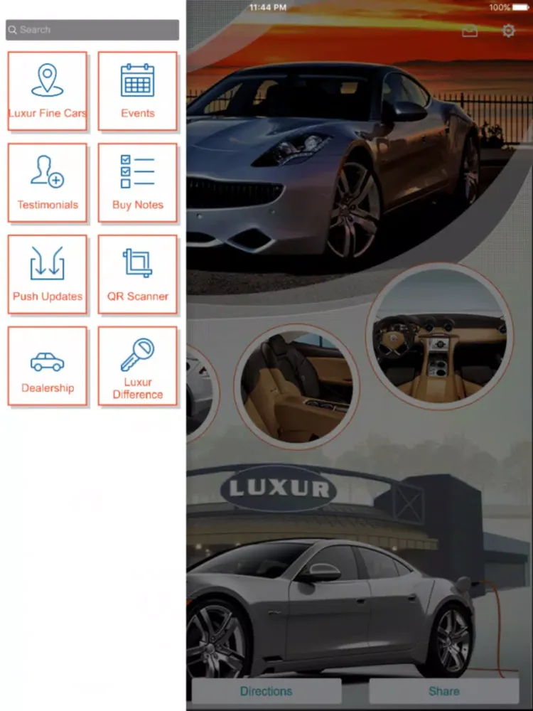 Luxur Fine Cars iPad  Ekran Görüntüleri