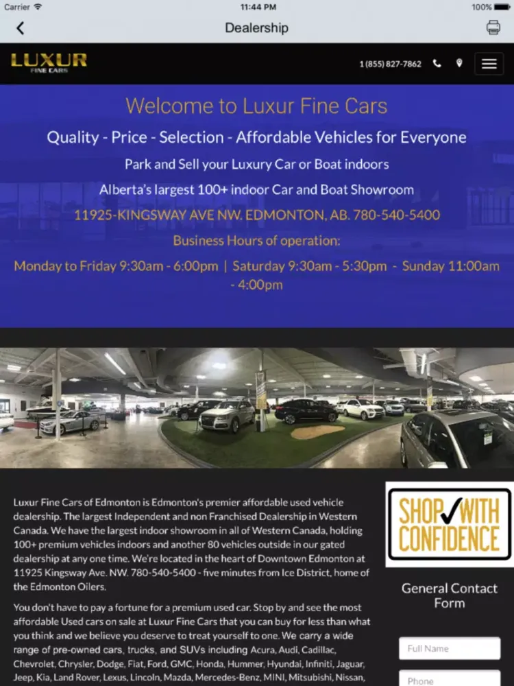 Luxur Fine Cars iPad  Ekran Görüntüleri