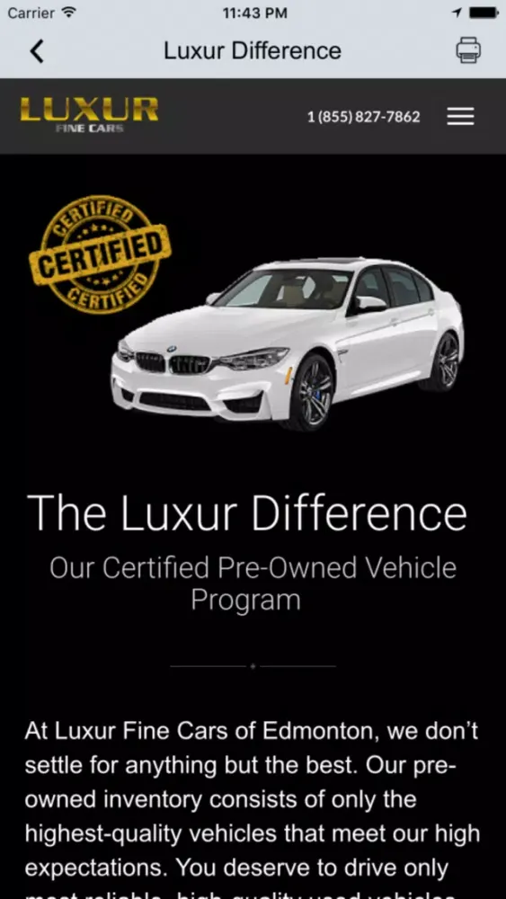 Luxur Fine Cars Ekran Görüntüleri
