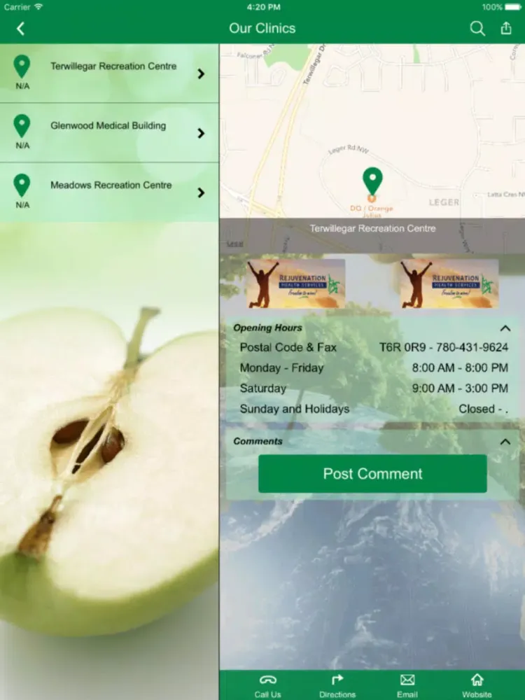 Rejuvenation Health Services iPad  Screenshots