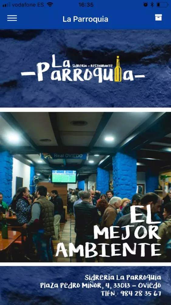 Capturas de pantalla de Sidrería La Parroquia