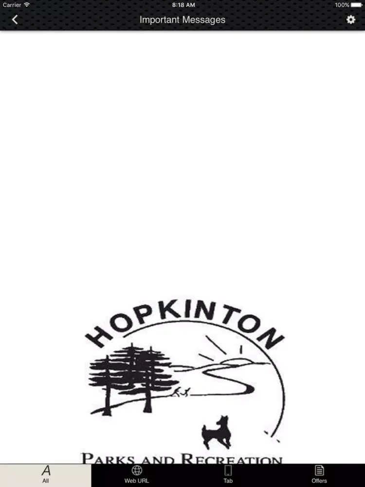 Hopkinton Parks and Rec iPad  Screenshots