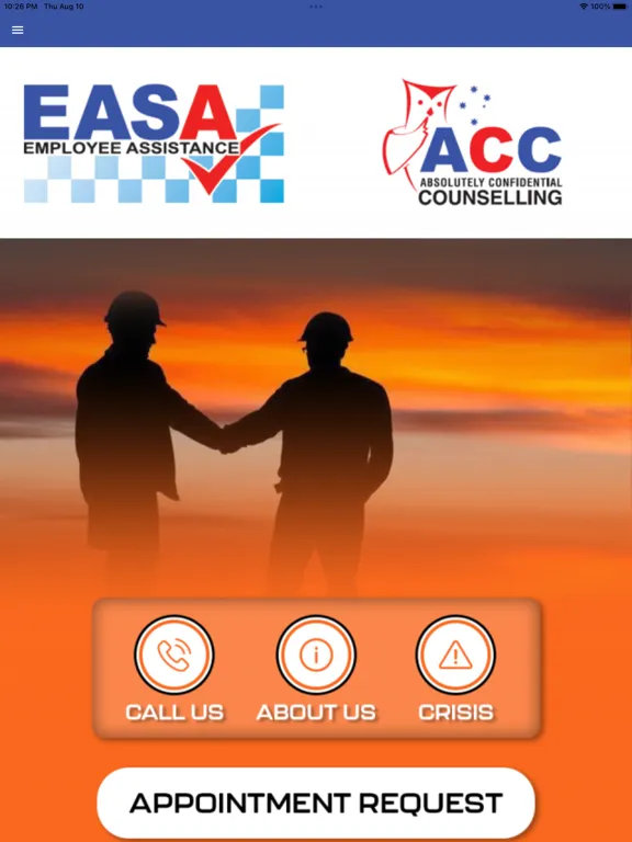 Capturas de tela do EASA EAP iPad 