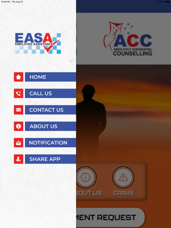Capturas de tela do EASA EAP iPad 