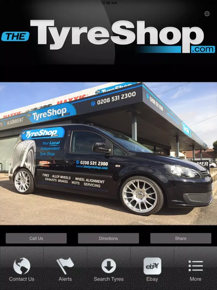 Скриншоты The Tyre Shop iPad 
