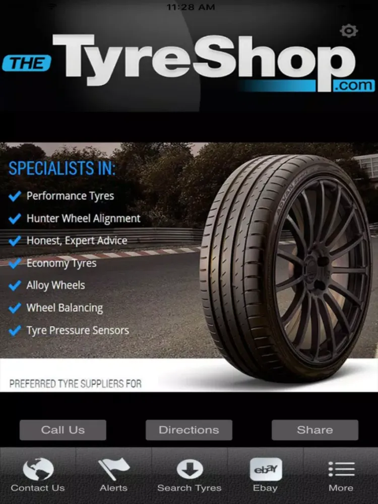 Скриншоты The Tyre Shop iPad 