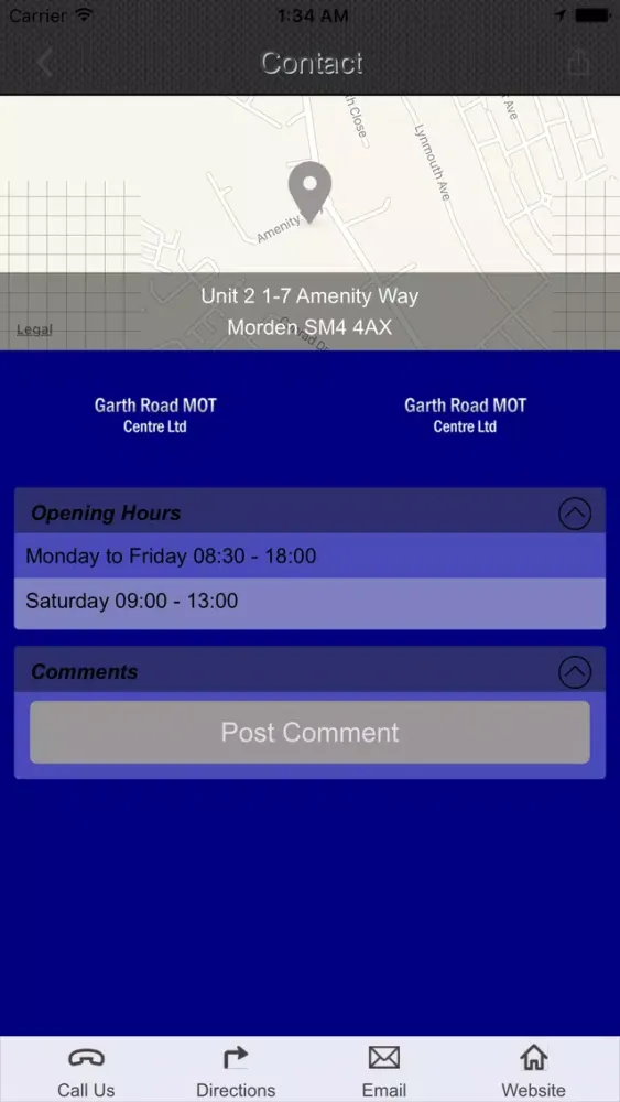 Garth Road MOT Centre 스크린샷