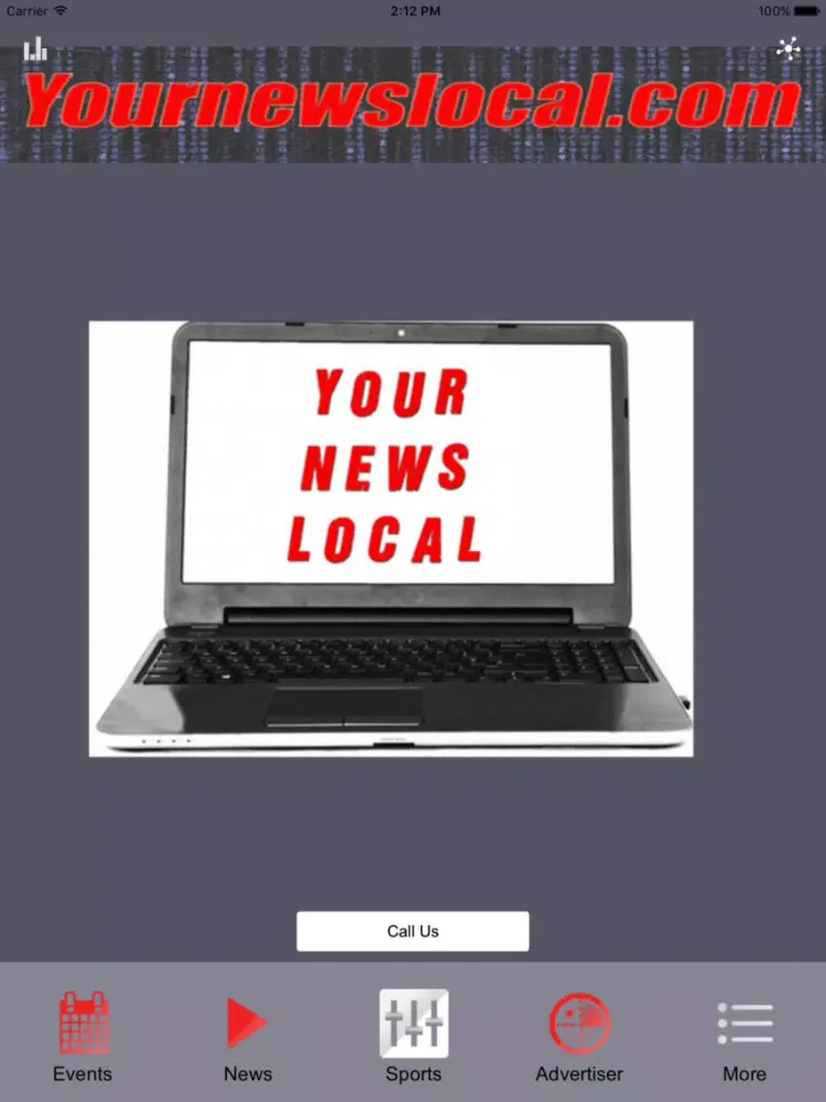 ภาพหน้าจอของ YourNewsLocal iPad 