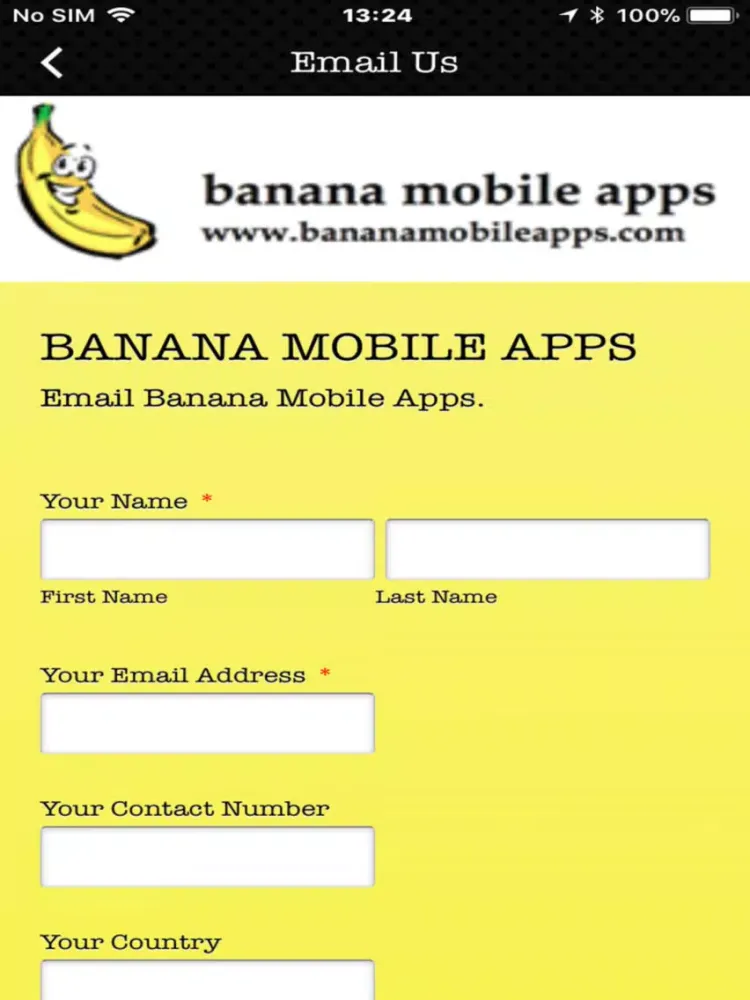 Captures d'écran de Banana Mobile Apps iPad 