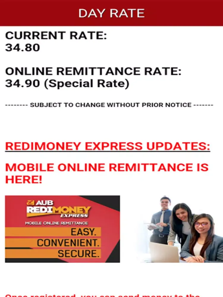 Capturas de tela do REDIMONEY EXPRESS iPad 