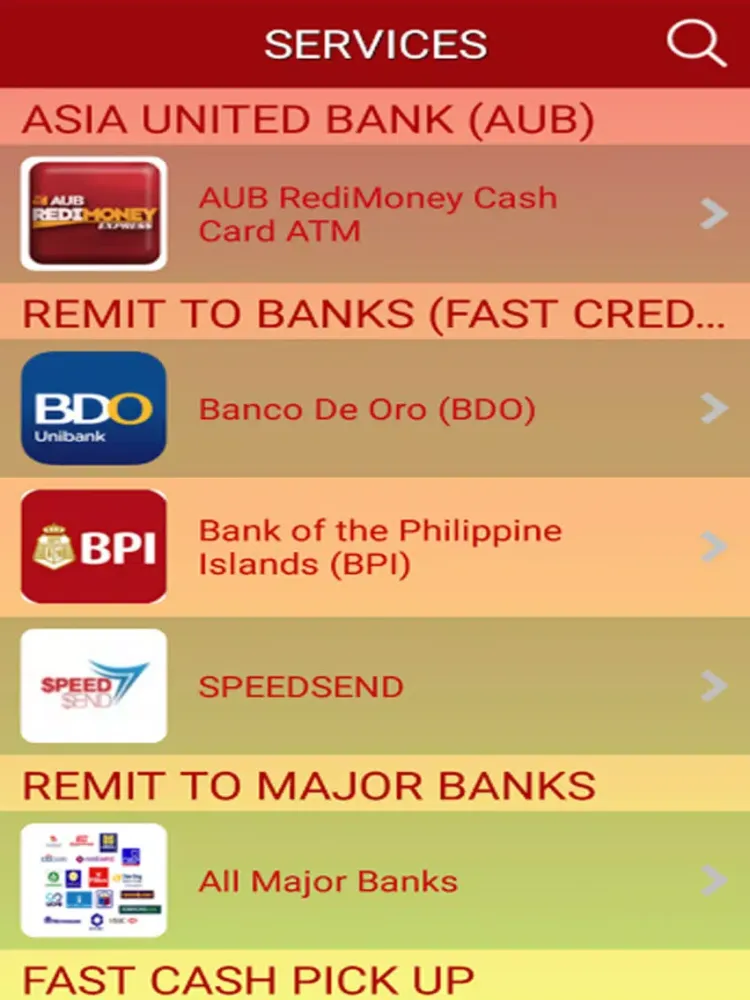 Capturas de tela do REDIMONEY EXPRESS iPad 