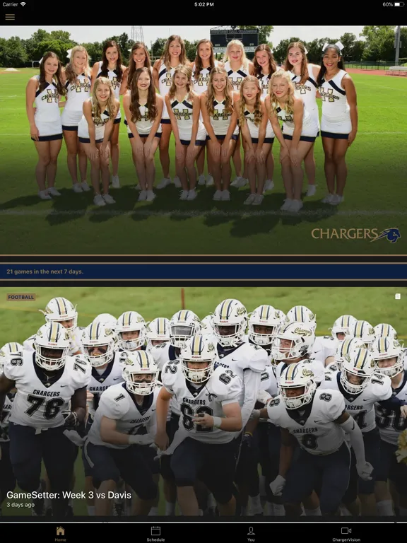 Heritage Hall Athletics iPad  Screenshots