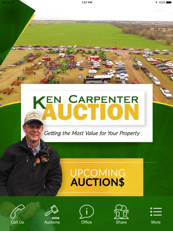 تصاویر Ken Carpenter Auction iPad 