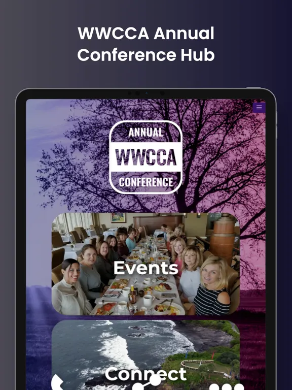 WWCCA Annual Conference. iPad  スクリーンショット