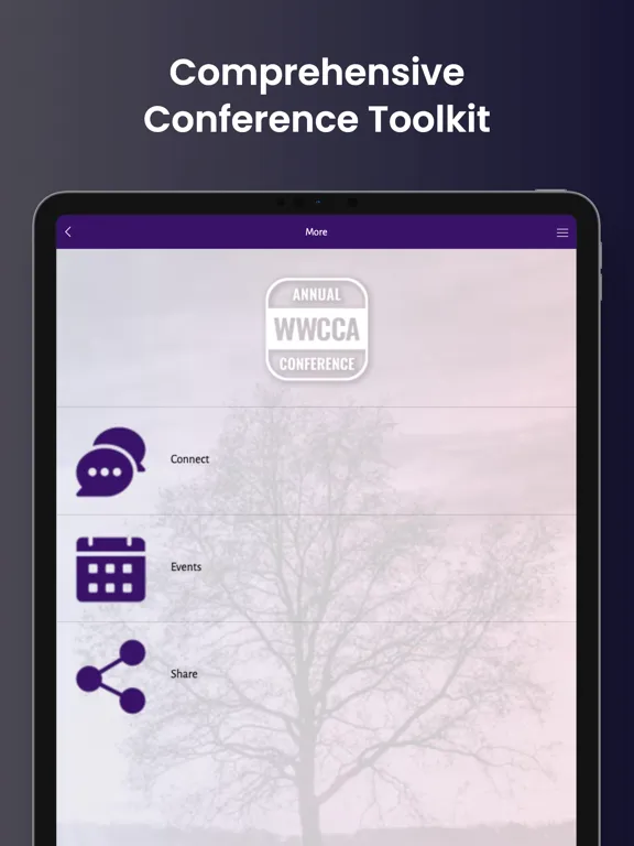 WWCCA Annual Conference. iPad  スクリーンショット