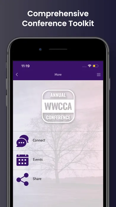 WWCCA Annual Conference. スクリーンショット