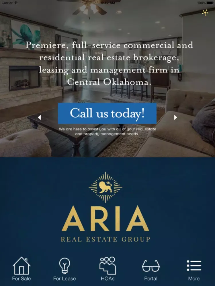 ARIA Real Estate Group iPad  Screenshots
