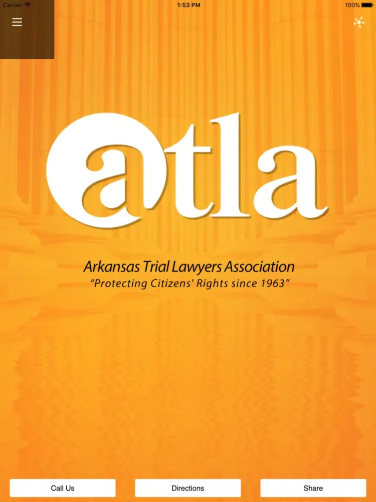 Screenshot di Arkansas Trial Lawyers Assoc. iPad 