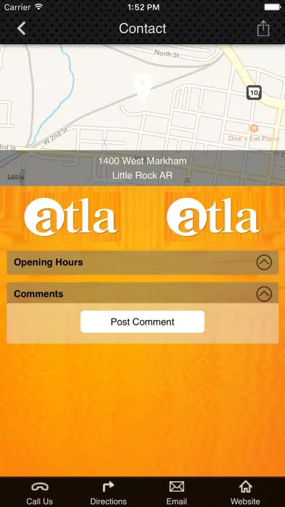 Screenshot di Arkansas Trial Lawyers Assoc.