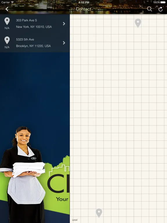 City Maid Service - Home Cleaning Service iPad  Screenshots