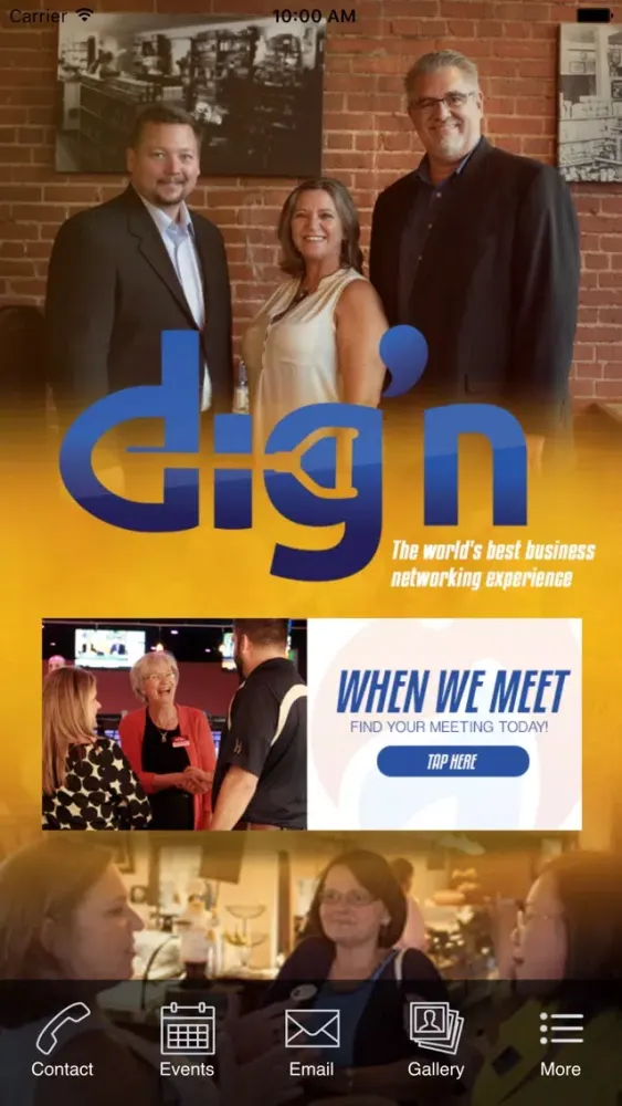 Captures d'écran de dig'n Business Networking