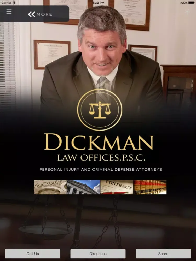 Dickman Law Office iPad  Ekran Görüntüleri