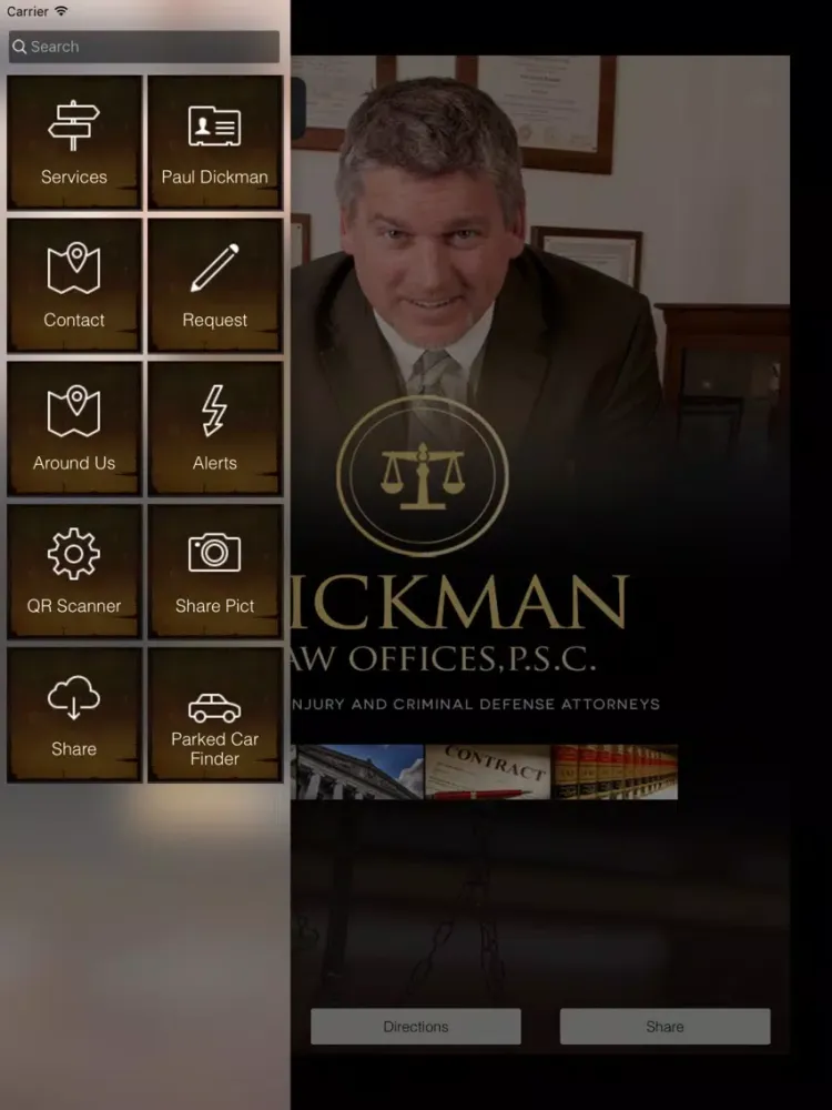 Dickman Law Office iPad  Ekran Görüntüleri