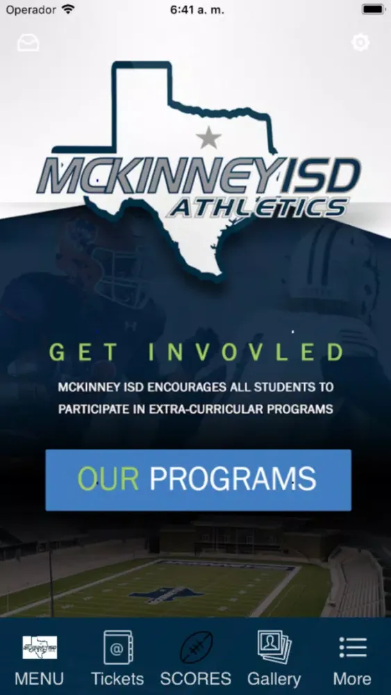 Capturas de pantalla de McKinney ISD Athletics