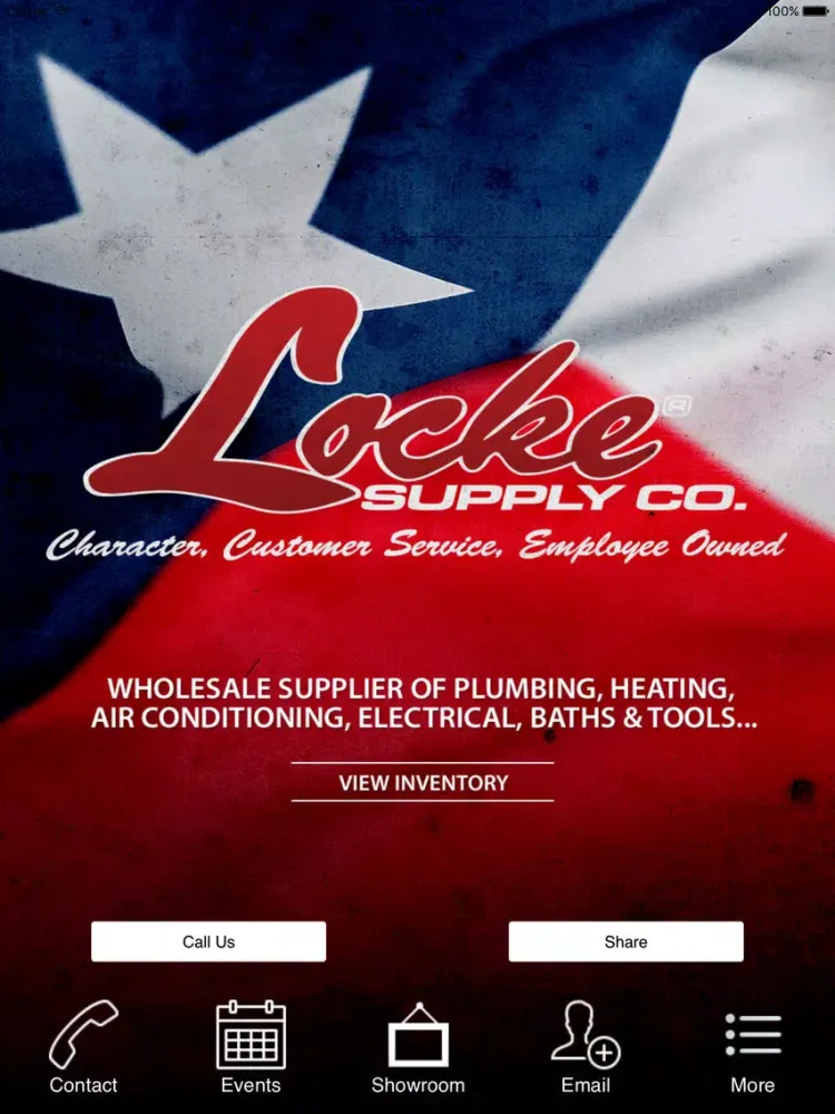 Locke Supply Co DFW iPad 应用截图