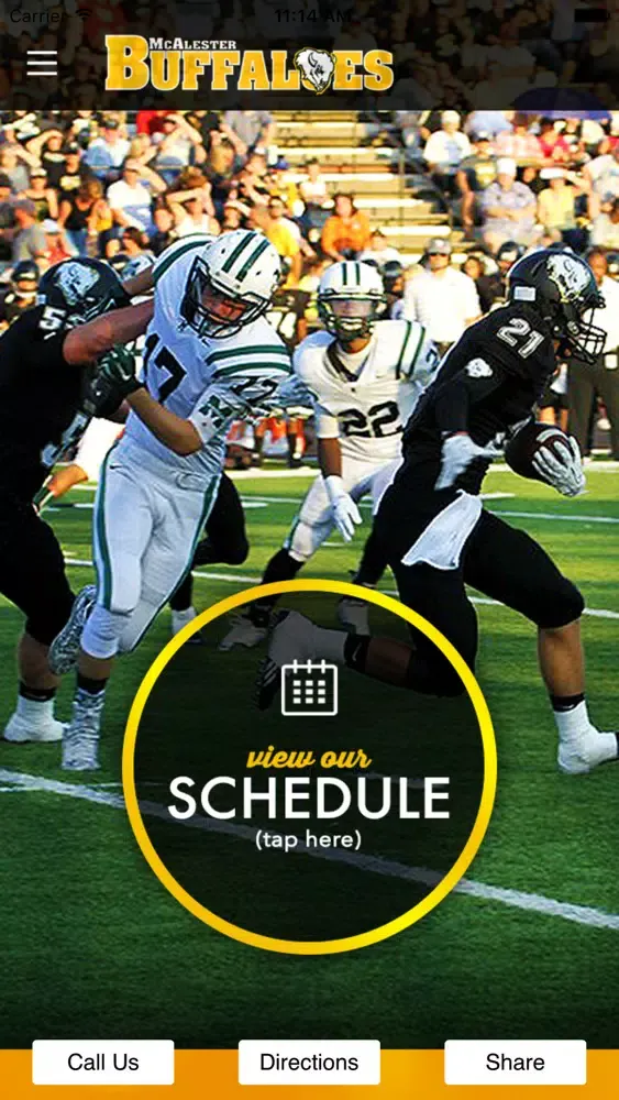 Tangkapan skrin McAlester Buffaloes