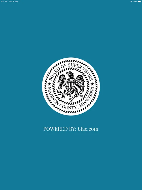 Zrzuty ekranu Madison County Supervisors iPad 