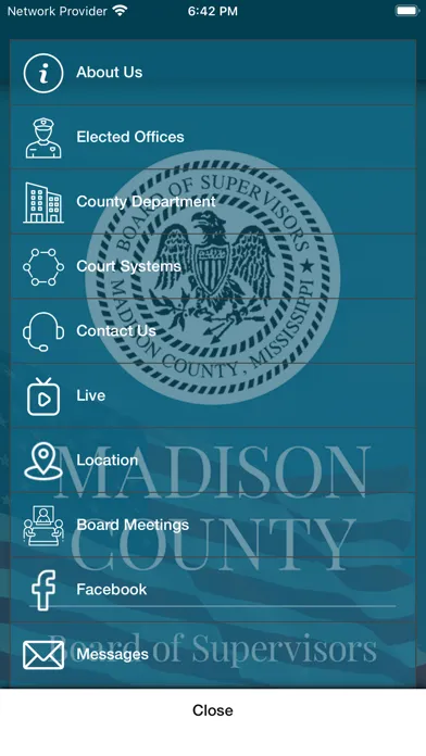 Zrzuty ekranu Madison County Supervisors