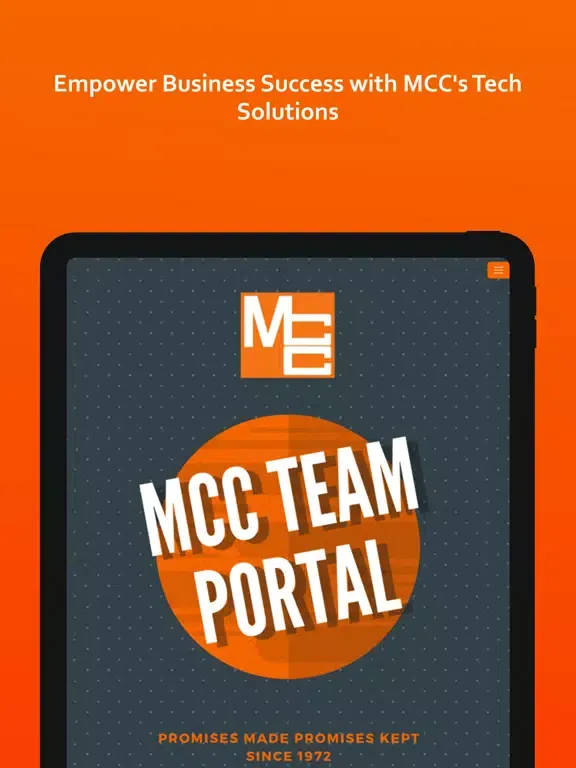 Capturas de pantalla de MCC Team Portal iPad 