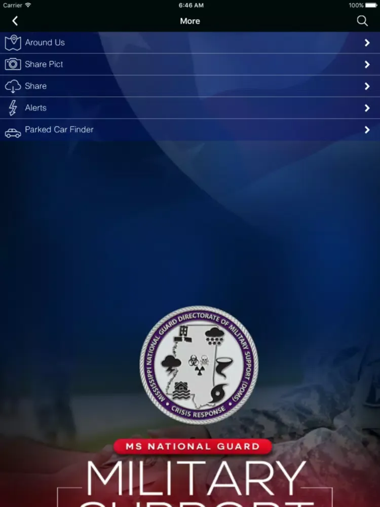 NGMS Guard Military Support iPad  Screenshots
