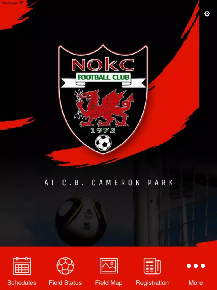Capturas de tela do North OKC Soccer Club iPad 
