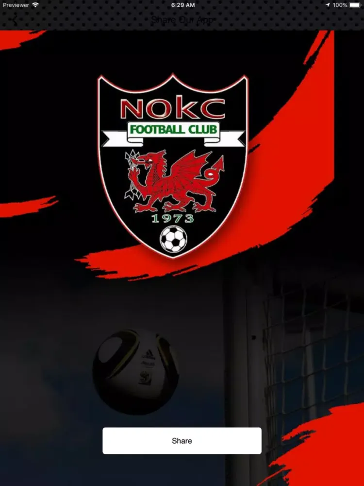Capturas de tela do North OKC Soccer Club iPad 