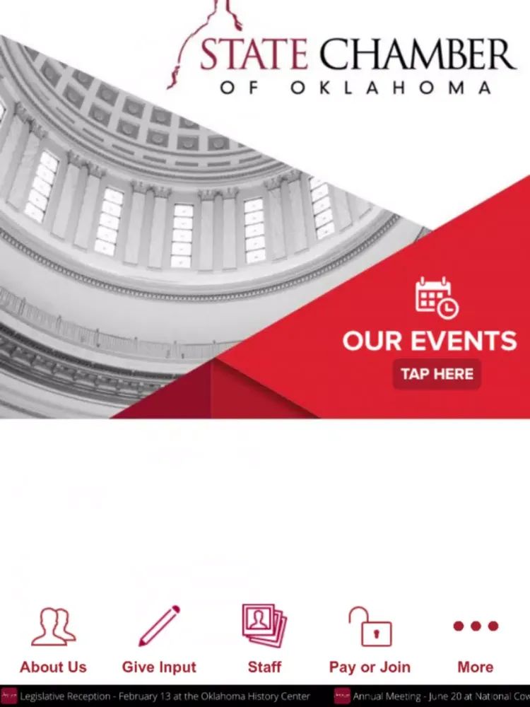 State Chamber of Oklahoma iPad  سکرین شاٹس