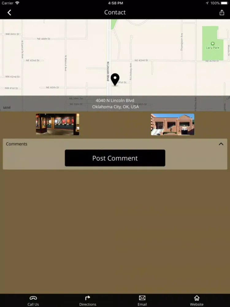 ภาพหน้าจอของ Oklahoma Sports Hall of Fame iPad 
