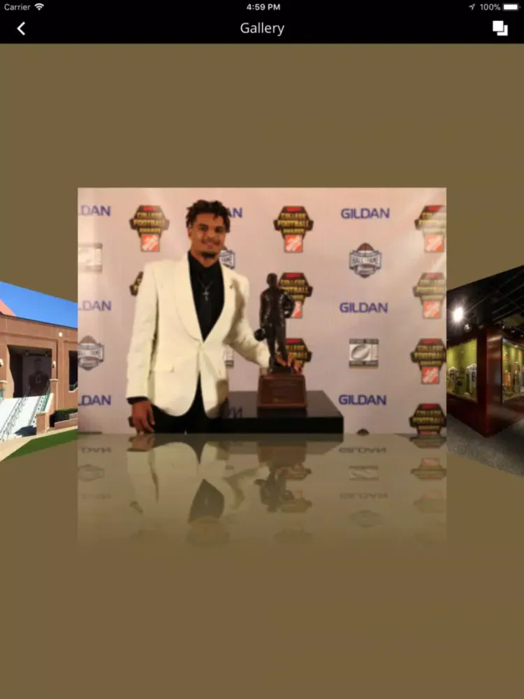 ภาพหน้าจอของ Oklahoma Sports Hall of Fame iPad 
