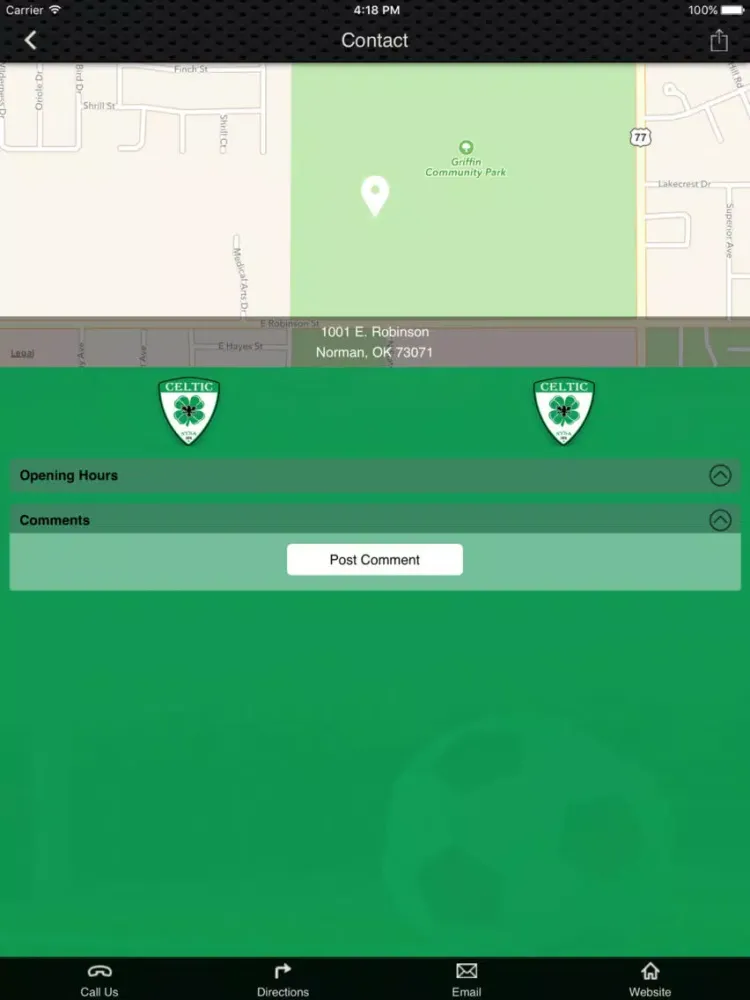 Oklahoma Celtic iPad  سکرین شاٹس