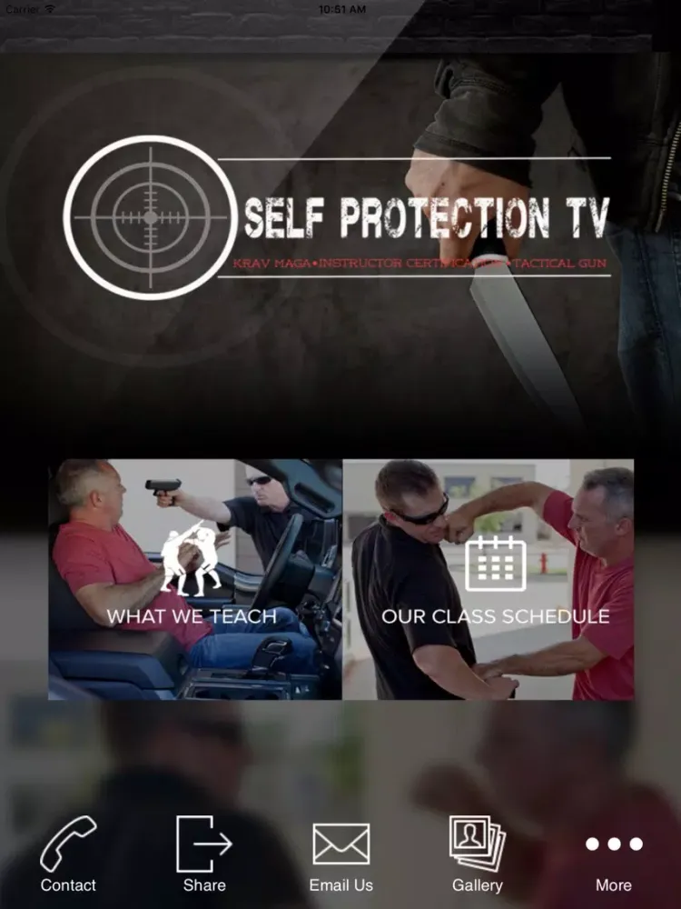 Self Protection TV iPad  Screenshots