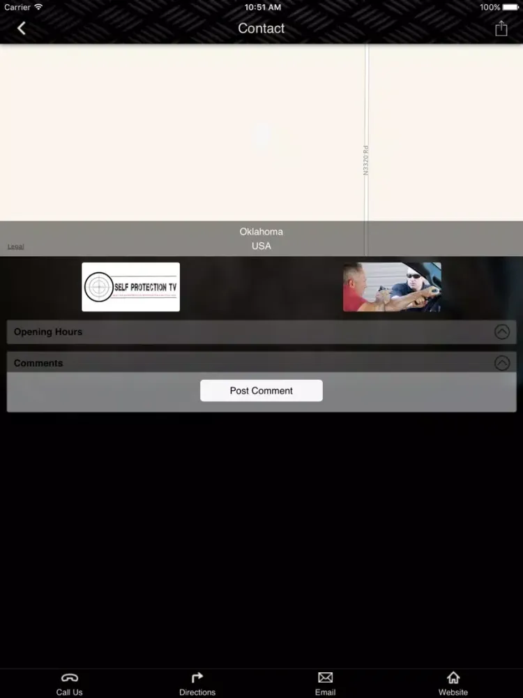 Self Protection TV iPad  Screenshots