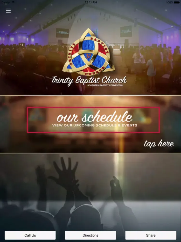 Trinity Baptist Church Pauls Valley iPad  스크린샷