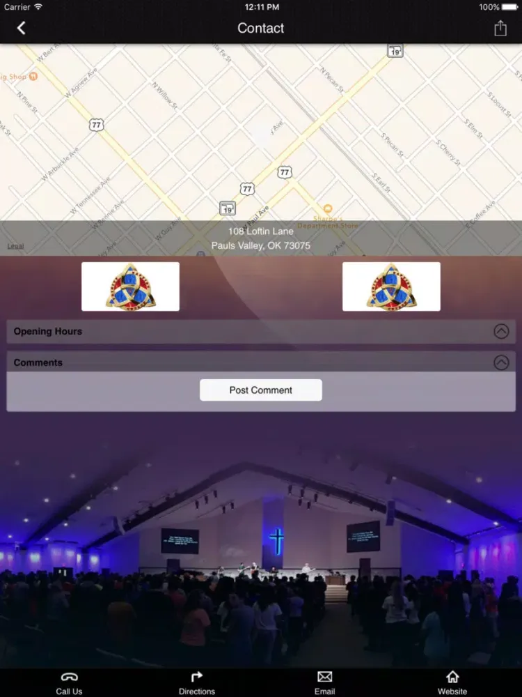 Trinity Baptist Church Pauls Valley iPad  스크린샷
