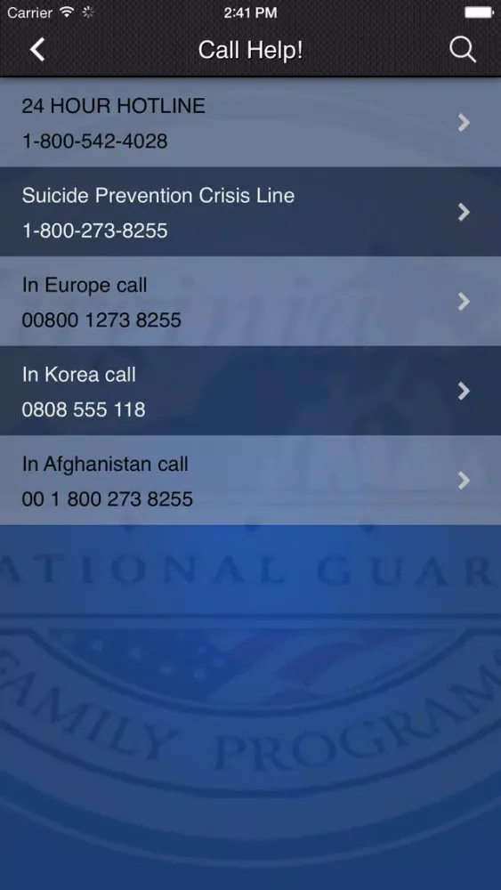 Virginia National Guard Family 스크린샷