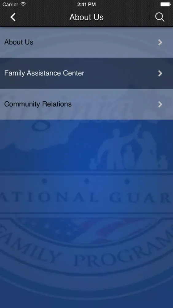 Virginia National Guard Family 스크린샷