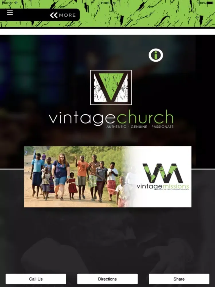 Vintage Church OK iPad  Screenshots